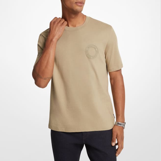 Michael Kors Sand Icon Logo Cotton T-Shirt