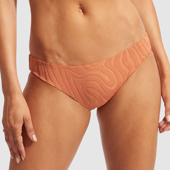 Seafolly Tan Second Wave Hipster Pant