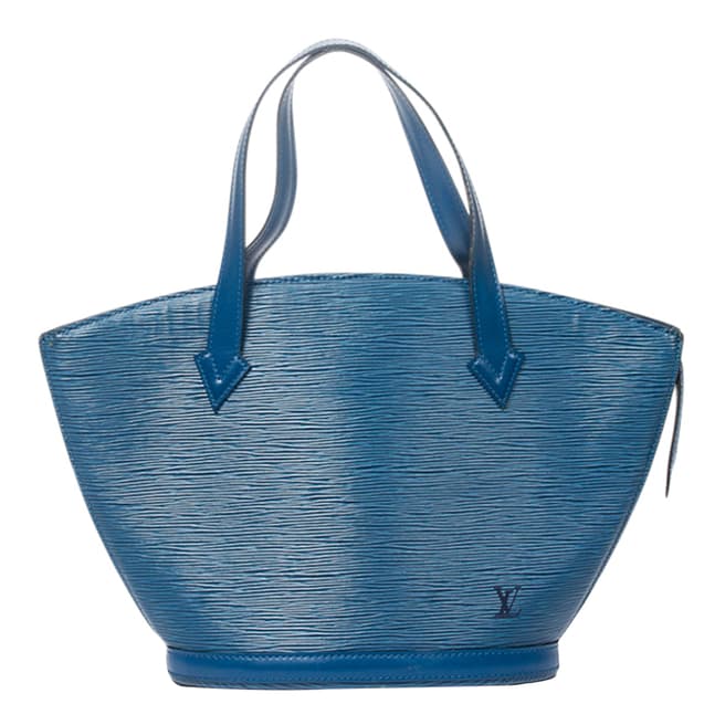 Vintage Louis Vuitton Blue St-Jacques Handbag PM