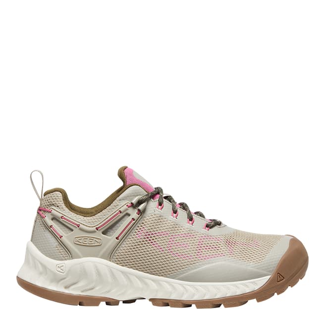 Keen Women's Taupe/Pink Nxis Evo Waterproof Walking Shoe