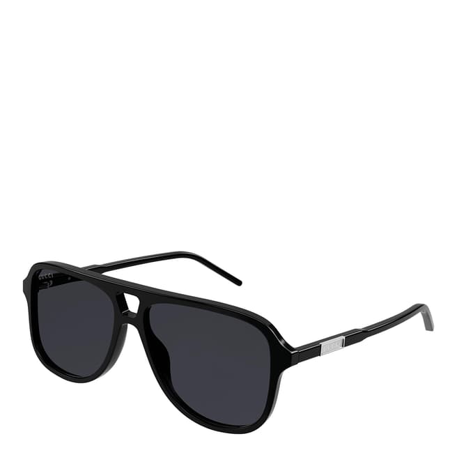 Gucci Men's Black Gucci Sunglasses 57mm
