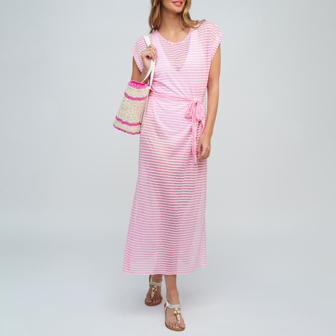 Pia Rossini Pink Flo Maxi Dress