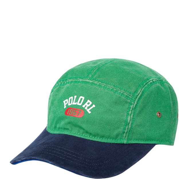 Polo Ralph Lauren Green Canvas Cotton Cap
