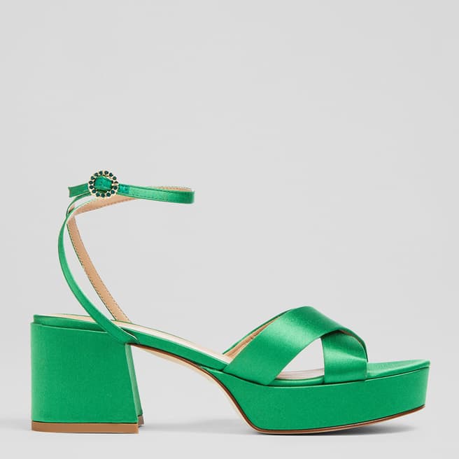 L K Bennett Emerald Amie Platform Heeled Sandals