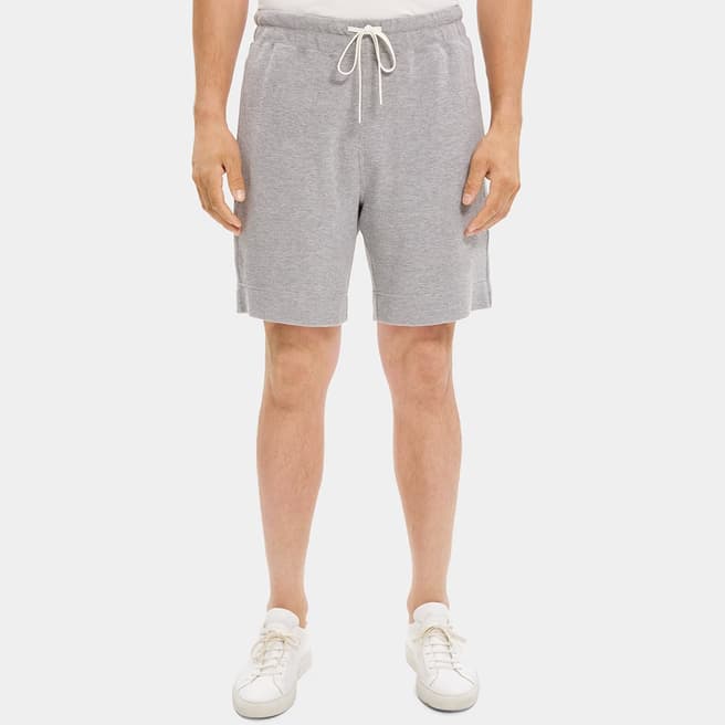 Theory Grey Jersey Cotton Shorts