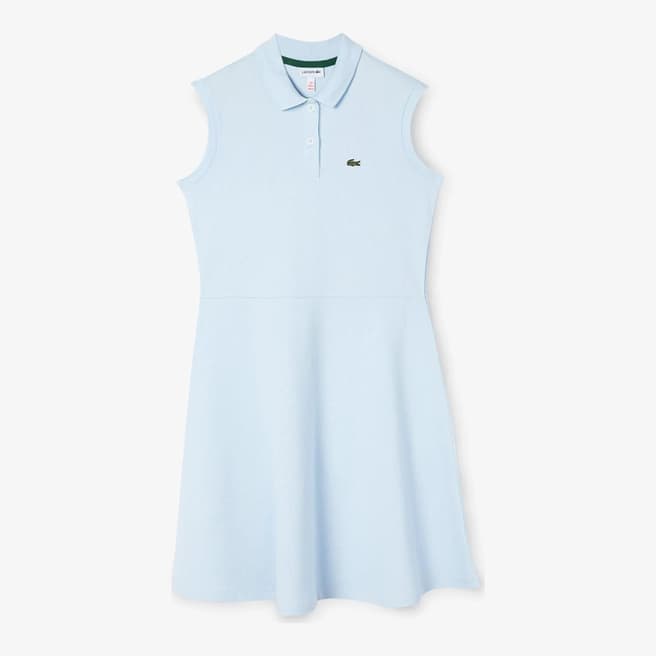 Lacoste Baby Girl's Blue Logo Polo Dress