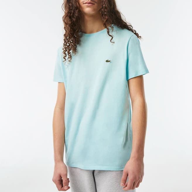 Lacoste Pale Blue Embroidered T-Shirt