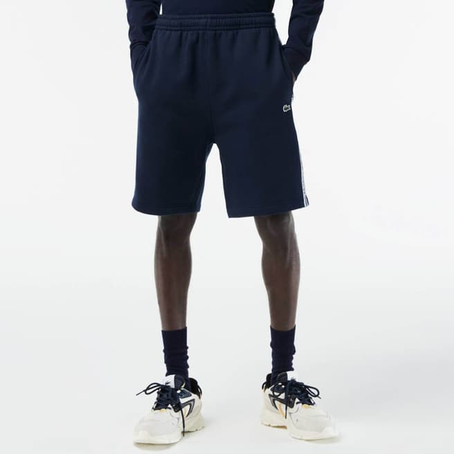 Lacoste Navy Branded Shorts