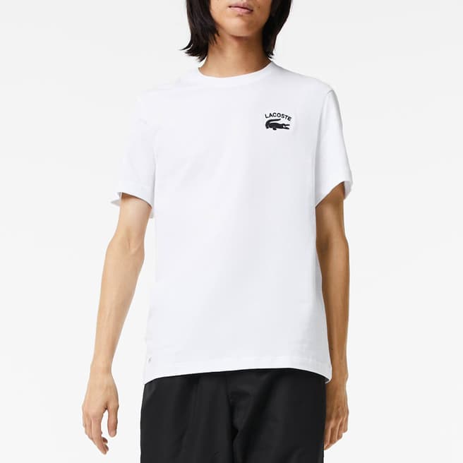 Lacoste White Small Logo T-Shirt