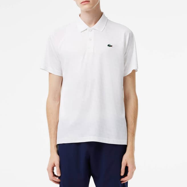 Lacoste White Short Sleeve Polo Shirt