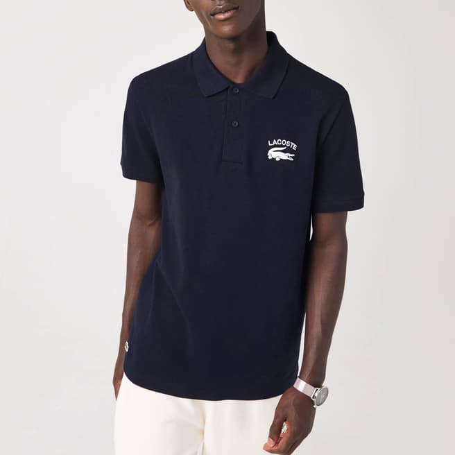 Lacoste Navy Small Crest Polo Shirt