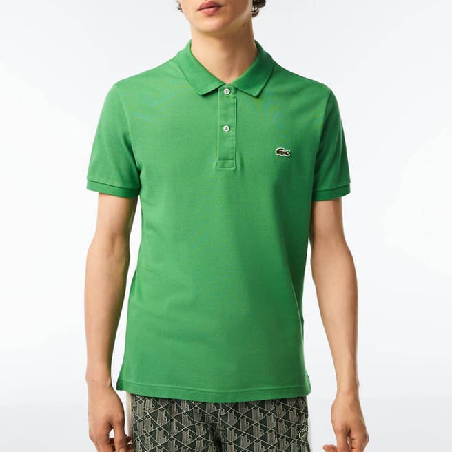 Lacoste Green Small Crest Polo Shirt