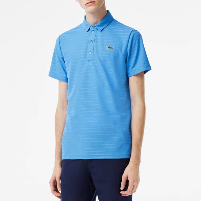 Lacoste Blue Stripe Polo Shirt