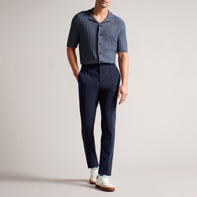Ted Baker Blue Proof Relaxed Knitted Shirt