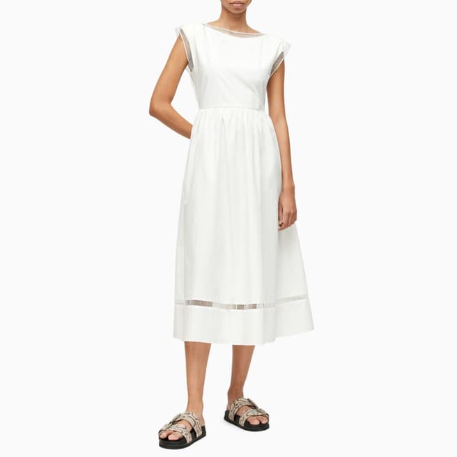 AllSaints White Sabella Dress