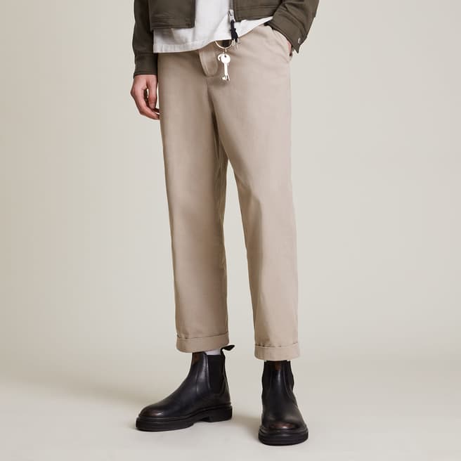 AllSaints Grey Crate Trousers