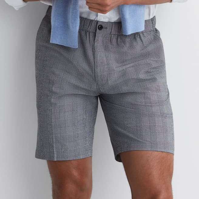 Reiss Grey Nassau Check Shorts