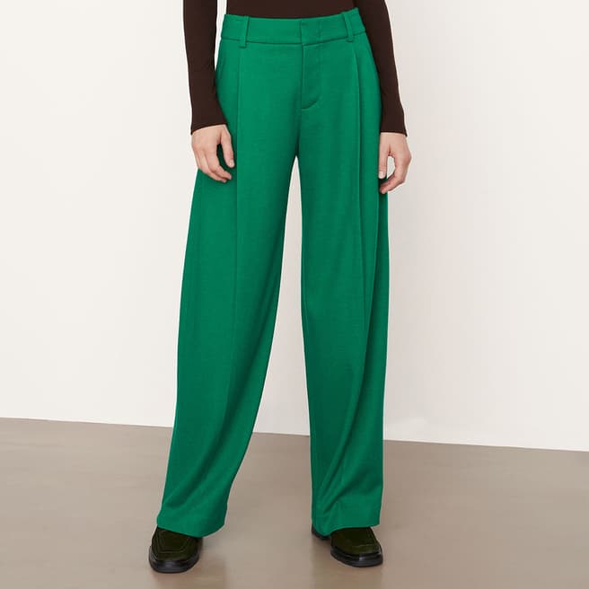 Vince Green Tailored Wool Blend Trousers