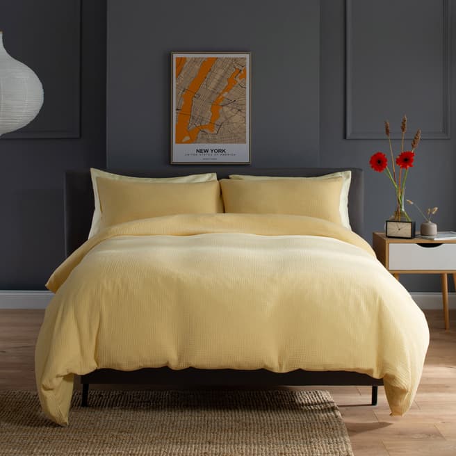 The Lyndon Company St Quentin Double Duvet Set, Gold
