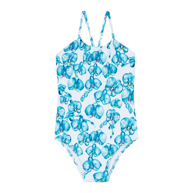Vilebrequin Girls' One Piece Swimsuit Orchidees