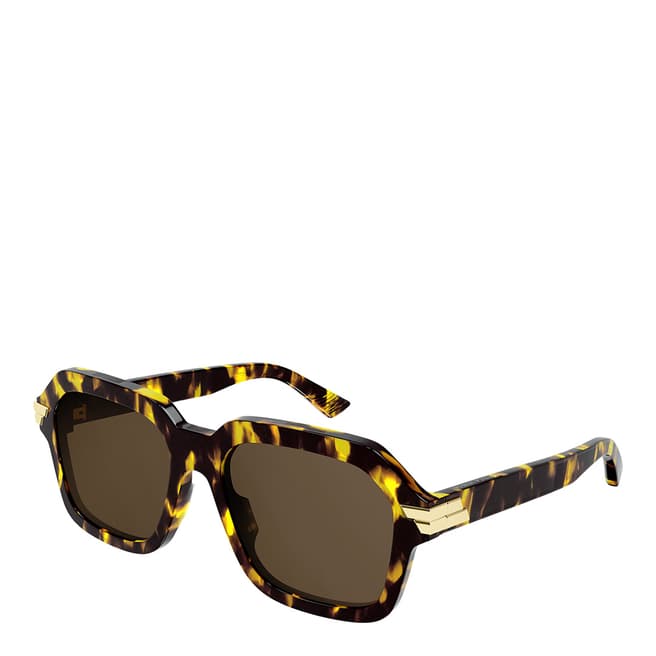 Bottega Veneta Women's Brown Bottega Veneta Sunglasses 56mm