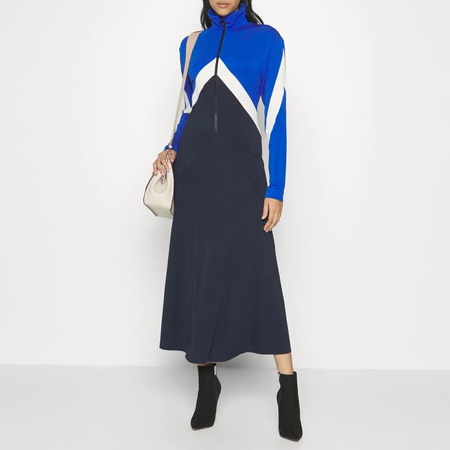 Victoria Beckham Blue/Navy Tracksuit Dress
