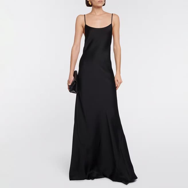 Victoria Beckham Black Cami Floor length Dress