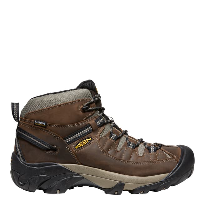 Keen Men's Brown Targhee II Waterproof Mid Hiking Boots