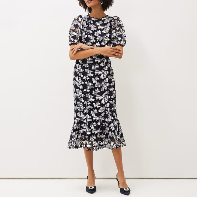 Phase Eight Black Floral Caitlyn Dress