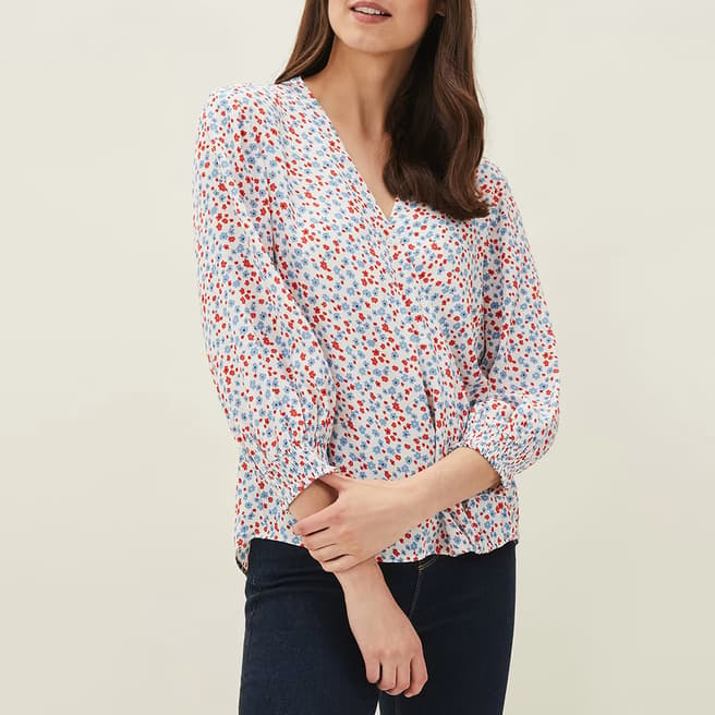 Phase Eight Multi Siera Ditsy Floral Blouse