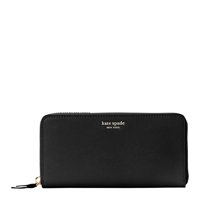Kate Spade Black Large Continental Wallet