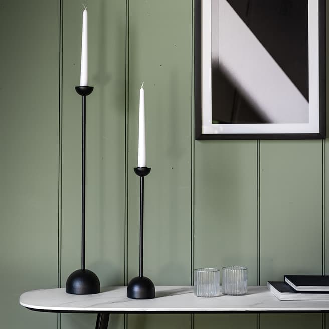 Gallery Living Roddy Candlestick Large, Black