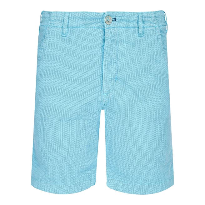 Vilebrequin Blue Cotton Printed Shorts