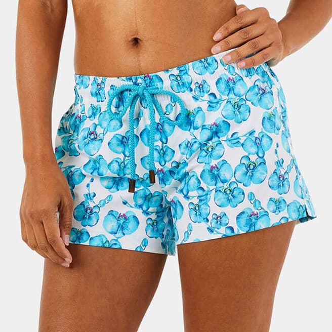 Vilebrequin Blue Floral Print Swim Shorts