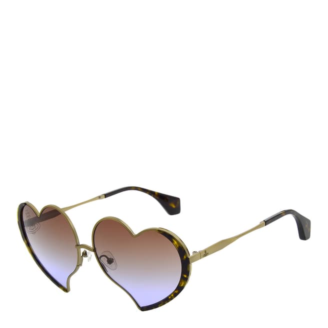 Vivienne Westwood Antique Gold Lovelace Sunglasses