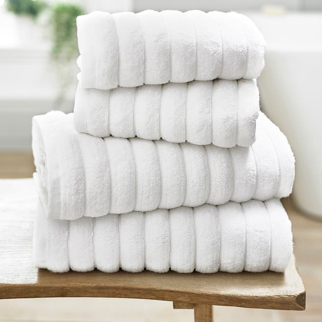 The Lyndon Company Ribbleton Pair of Hand Towels, White