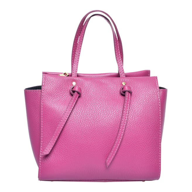 Roberta M Pink Leather Handbag