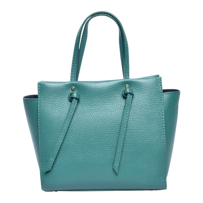Roberta M Green Leather Handbag