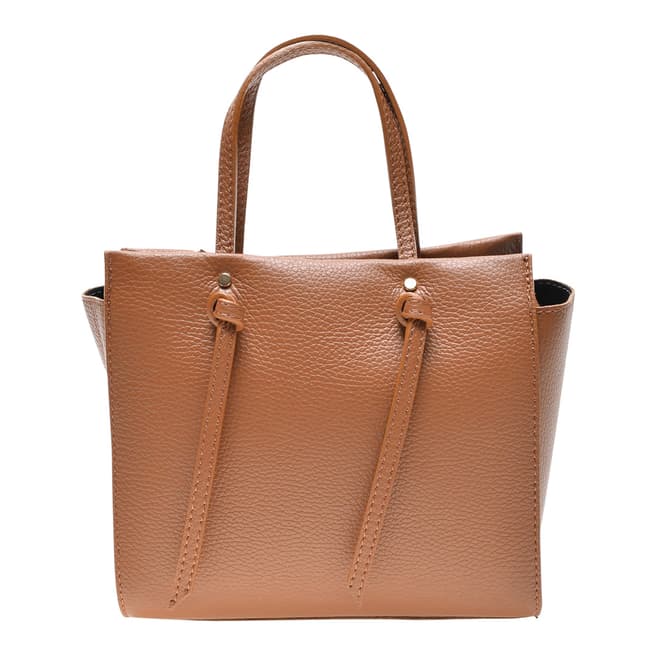 Roberta M Brown Leather Handbag