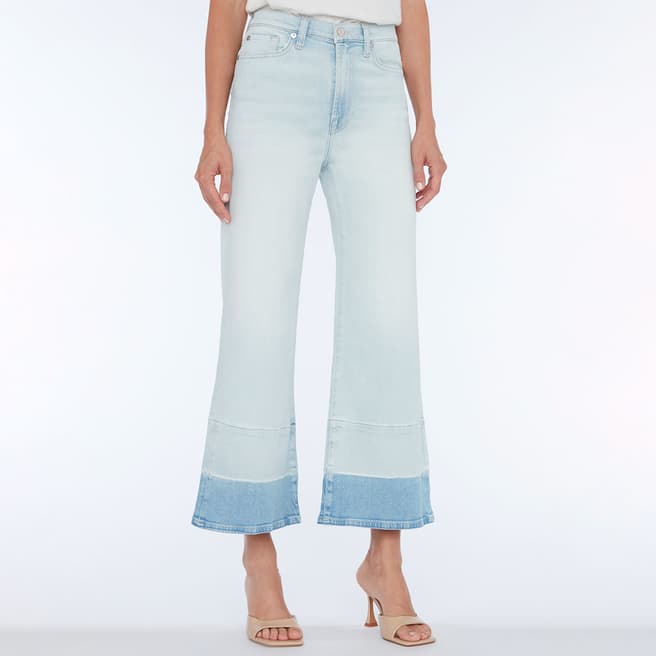 7 For All Mankind Light Blue Jo Flare Stretch Jeans