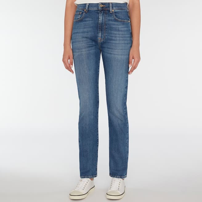 7 For All Mankind Light Blue Slim Stretch Jeans