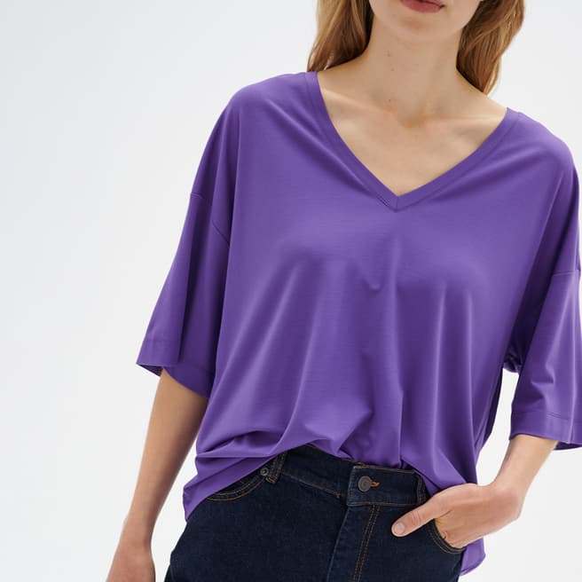 Inwear Purple Kasia V-Neck Blouse