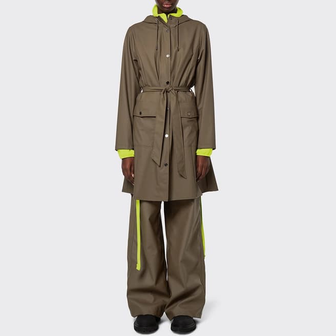 RAINS Wood Unisex Waterproof Lightweight Raincoat