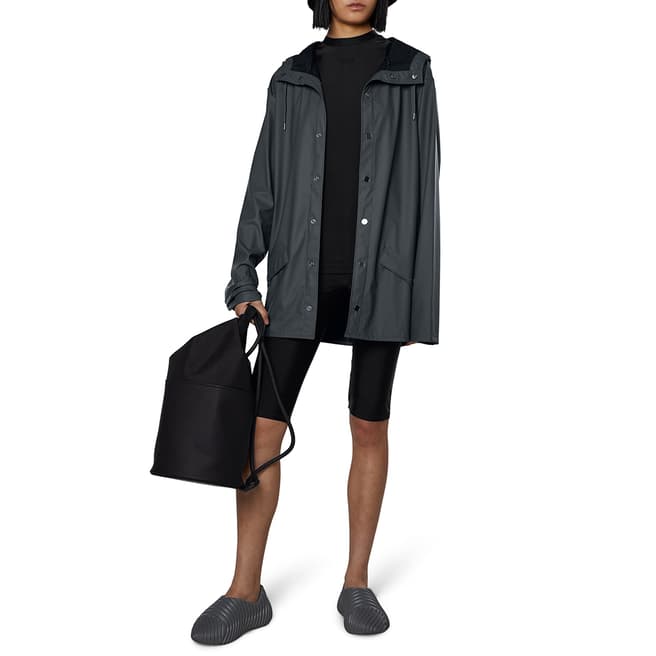 RAINS Slate Unisex Waterproof Lightweight Raincoat