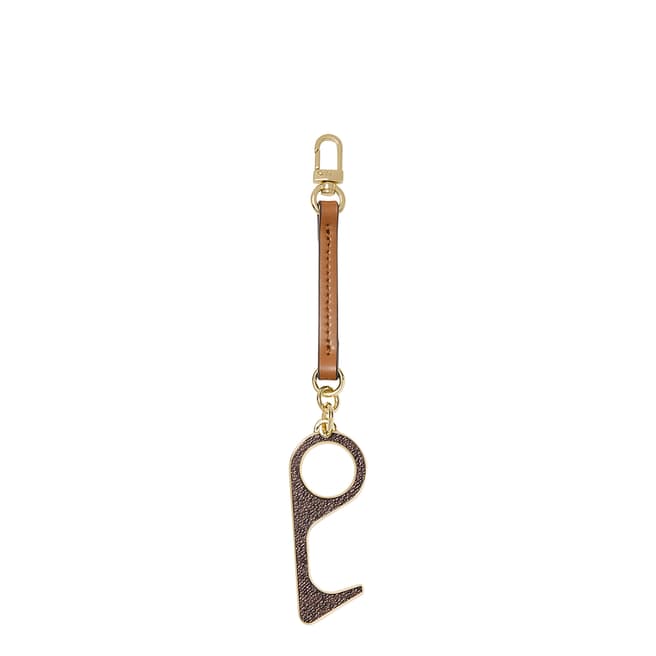 Michael Kors Brown Acorn Travel Accessories Keychain Touch Tool