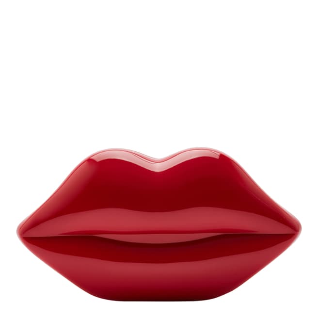 Lulu Guinness Red Lips Small Clutch Bag