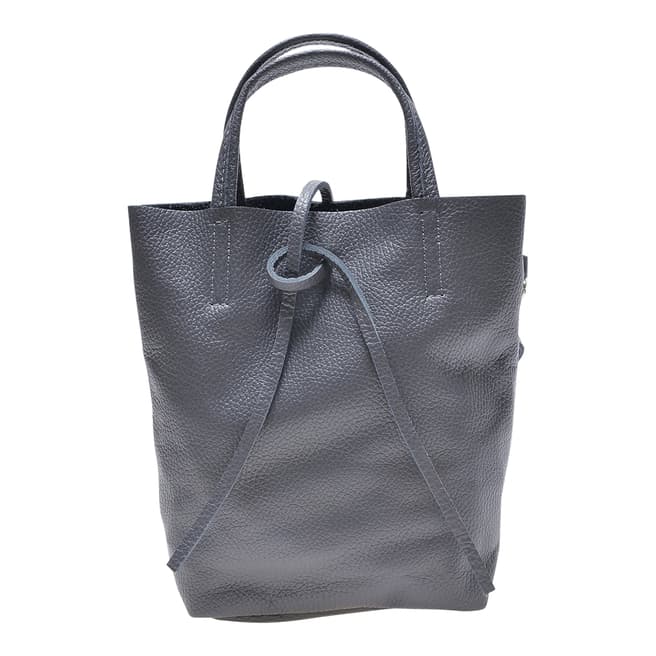Anna Luchini Grey Shoulder Bag