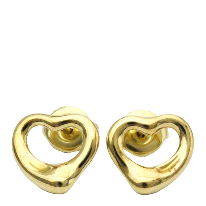 Vintage Tiffany & Co Gold Heart Earrings