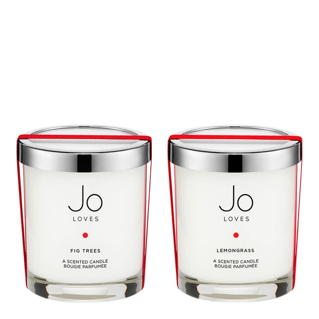 Jo Loves Lemongrass & Fig Trees Candle Duo (2 x 185g)