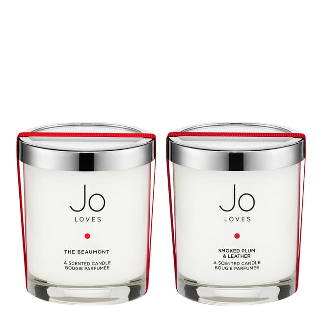 Jo Loves The Beaumont & Smoked Plum & Leather Duo (2x 185g)
